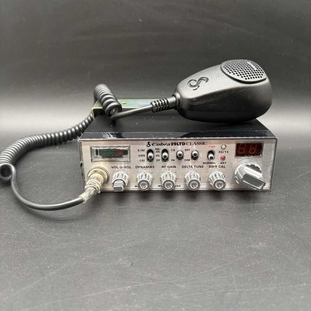 Cobra 29 LTD Classic 40-Channel AM/FM CB Radio - UNTESTED